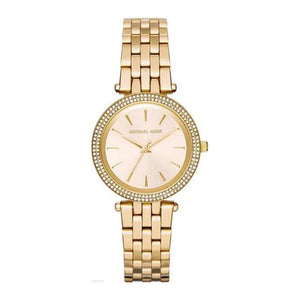 Buy Shop Michael Kors Darci Gold Dial with Diamonds Gold Steel Strap Watch for Women - MK3295 USA Online