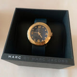 Buy Shop Marc Jacobs Blade Blue Dial Blue Leather Strap Watch for Women - MBM1224 USA Online