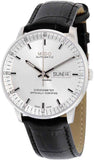 Mido Comander II Automatic Chronometer Silver Dial Black Leather Strap Watch For Men - M021.431.16.031.00