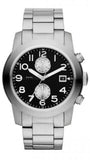 Buy Shop Marc Jacobs Larry Chronograph Black Dial Silver Steel Strap Watch for Men - MBM5050 USA Online
