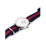 Buy Shop Daniel Wellington Classy Oxford White Dial Two Tone Nylon Strap Watch For Women - DW00100072 USA Online