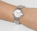 Buy Shop Michael Kors Skylar Quartz White Dial Silver Steel Strap Watch For Women - MK5970 USA Online