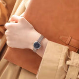 Buy Shop Emporio Armani Gianni T Bar Quartz Blue Dial Two Tone Steel Strap Watch For Women - AR11222 USA Online