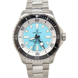 Breitling Superocean Automatic 44mm Turquoise Dial Silver Steel Strap Watch for Men - A17376211L2A1