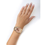 Buy Shop Michael Kors Ritz Chronograph Rose Dial Two Tone Steel Strap Watch for Women - MK6475 USA Online