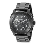 Buy Shop Fossil Machine Chronograph Black Dial Black Steel Strap Watch for Men - FS4927 USA Online