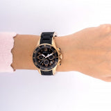 Buy Shop Marc Jacobs Rock Chronograph Black Dial Black Silicone Strap Watch for Women - MBM2553 USA Online
