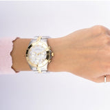 Buy Shop Marc Jacobs Blade Chronograph Silver Dial Two Tone Steel Strap Watch for Women - MBM3177 USA Online