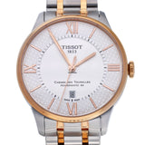 Buy Shop Tissot Chemin des Tourelles Powermatic 80 Helvetic Pride Silver Dial Two Tone Steel Strap Watch for Men - T099.407.22.038.01 USA Online