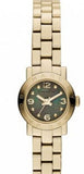 Buy Shop Marc Jacobs Amy Mother of Pearl Black Dial Gold Steel Strap Watch for Women - MBM3275 USA Online