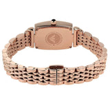 Buy Shop Emporio Armani Gianni T-Bar Analog Crystal Brown Dial Rose Gold Steel Strap Watch For Women - AR11407 USA Online