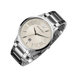 Buy Shop Emporio Armani Classic Quartz White Dial Silver Steel Strap Watch For Men - AR2430 USA Online
