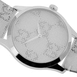 Buy Shop Gucci G Timeless Quartz Grey Dial Grey Leather Strap Watch For Men - YA1264058 USA Online