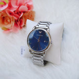 Buy Shop Emporio Armani Luigi Blue Dial Silver Steel Strap Watch For Men - AR11089 USA Online