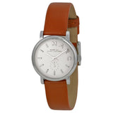 Buy Shop Marc Jacobs Baker White Dial Brown Leather Strap Watch for Women - MBM1270 USA Online