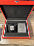 Buy Shop Tag Heuer Carrera Chronograph 60th Anniversary Silver Dial Black Leather Strap Watch for Men - CBK221H.FC8317 USA Online