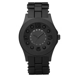 Buy Shop Marc Jacobs Pelly Black Dial Black Silicone Strap Watch for Women - MBM2531 USA Online