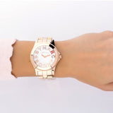 Buy Shop Marc Jacobs Rivera White Dial Rose Gold Steel Strap Watch for Women - MBM3138 USA Online