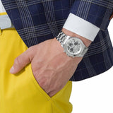Buy Shop Marc Jacobs Marc Chronograph Silver Dial Silver Steel Strap Watch for Men - MBM3155 USA Online