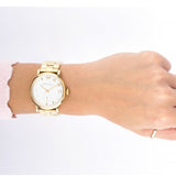 Buy Shop Marc Jacobs Baker White Dial Gold Steel Strap Watch for Women - MBM3243 USA Online