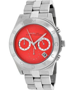 Buy Shop Marc Jacobs Blade Orange Dial Silver Steel Strap Watch for Women - MBM3306 USA Online