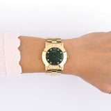 Buy Shop Marc Jacobs Amy Green Dial Gold Steel Strap Watch for Women - MBM8609 USA Online