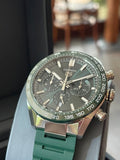 Buy Shop Tag Heuer Carrera Chronograph 44mm Green Dial Green Steel Strap Watch for Men - CBN2A1N.FT6238 USA Online