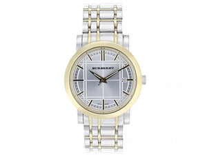 Buy Shop Burberry Heritage White Dial Two Tone Stainless Steel Strap Watch for Men - BU1358 USA Online