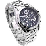 Buy Shop Michael Kors Bradshaw Black Dial Silver Steel Strap Watch for Men - MK5705 USA Online