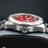 Buy Shop Tag Heuer Aquaracer Professional 200 Automatic Red Dial Silver Steel Strap Watch for Men - WBP2114.BA0627 USA Online