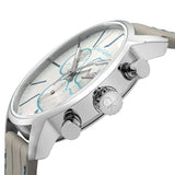 Buy Shop Calvin Klein City Chronograph White Dial White Leather Strap Watch for Men - K2G271Q4 USA Online