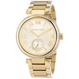 Buy Shop Michael Kors Skylar Gold Dial Gold Steel Strap Watch for Women - MK5867 USA Online