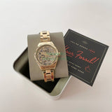 Buy Shop Fossil Rye Automatic Skeleton Gold Dial Gold Steel Strap Watch for Women - BQ3755 USA Online