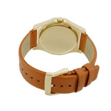 Buy Shop Marc Jacobs Baby Dave White Dial Brown Leather Strap Watch for Women - MBM1261 USA Online