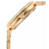 Buy Shop Michael Kors Abbey Three-Hand Analog White Dial Gold Steel Strap Watch for Women - MK4615 USA Online
