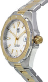 Buy Shop Tag Heuer Aquaracer White Dial Watch for Men - WAY1120.BB0930 USA Online