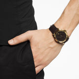 Buy Shop Gucci G Timeless Quartz Brown Dial Brown Leather Strap Watch for Men - YA1264035 USA Online
