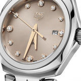 Buy Shop Tag Heuer Link Quartz Brown Dial Silver Steel Strap Watch for Women - WBC131E.BA0649 USA Online