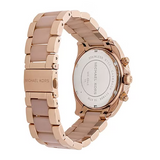 Buy Shop Michael Kors Blair Chronograph Rose Gold Dial Two Tone Steel Strap Watch for Women - MK5943 USA Online
