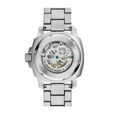 Buy Shop Fossil Modern Machine Automatic Silver Dial Silver Steel Strap Watch for Men - ME3081 USA Online