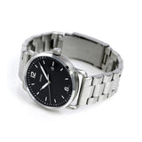 Buy Shop Fossil The Commuter Black Dial Silver Steel Strap Watch for Men - FS5391 USA Online