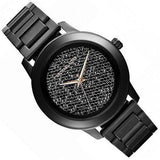 Buy Shop Michael Kors Kinley Silver Dial Black Steel Strap Watch for Women - MK5999 USA Online
