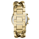 Buy Shop Michael Kors Nini Three Hand Gold Dial Gold Steel Strap Watch For Women - MK3235 USA Online