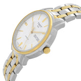 Tissot T Classic Automatics III White Dial Two Tone Steel Strap Watch For Men - T065.430.22.031.00