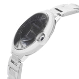Buy Shop Cartier Ballon Bleu de Cartier Black Dial Silver Steel Strap Watch for Men - W6920042 USA Online