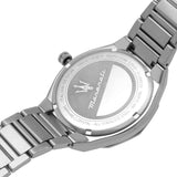 Buy Shop Maserati Stile Blue Dial Silver Steel Strap Watch For Men - R8853142006 USA Online