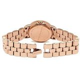 Buy Shop Marc Jacobs Marci Rose Gold Dial Rose Gold Steel Strap Watch for Women - MBM3175 USA Online