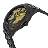 Buy Shop Michael Kors Layton Pave Black Dial Black Steel Strap Watch for Women - MK6091 USA Online