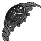 Buy Shop Emporio Armani Luigi Chronograph Black Dial Black Stainless Steel Watch For Men - AR1895 USA Online