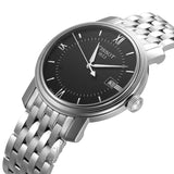 Buy Shop Tissot T Classic Bridgeport Black Dial Silver Steel Strap Watch For Men - T097.410.11.058.00 USA Online